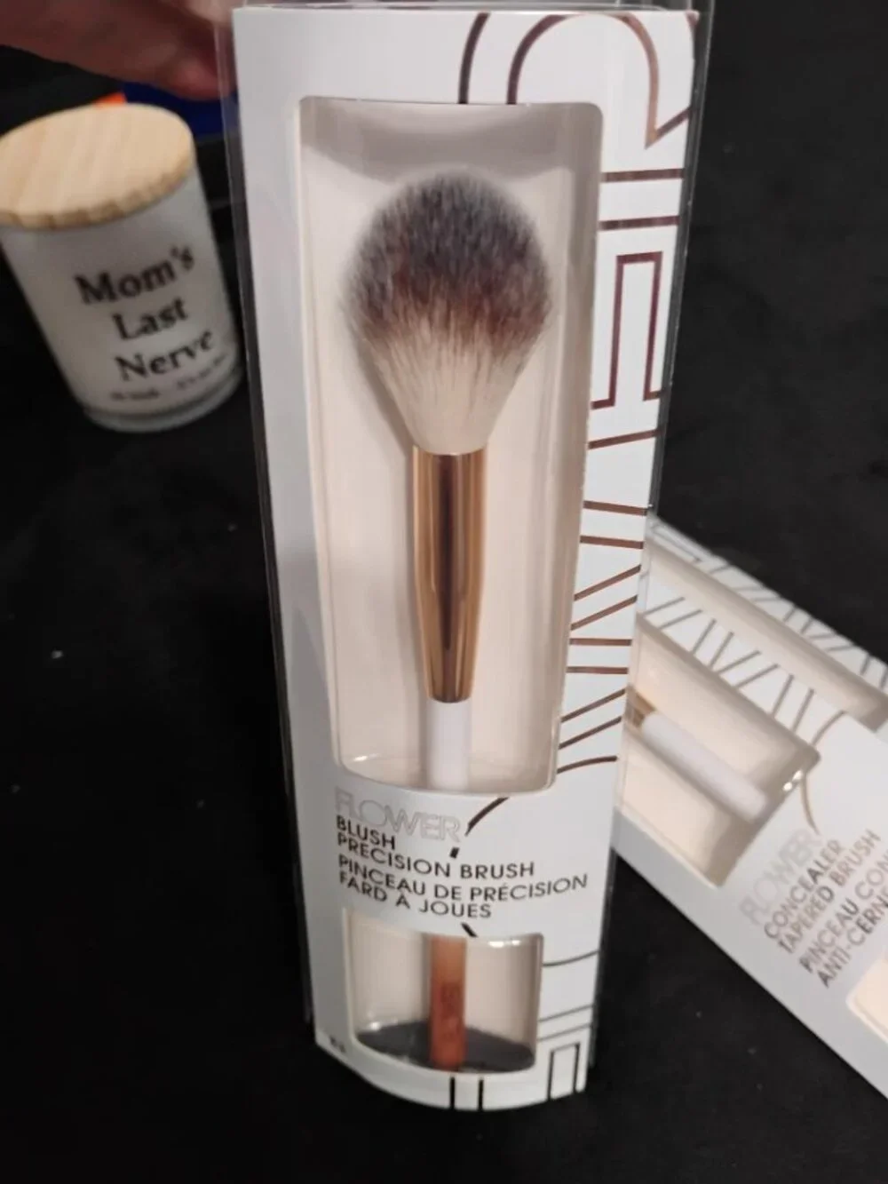 FLOWER Beauty Set 3 Make Up Brushes NIP